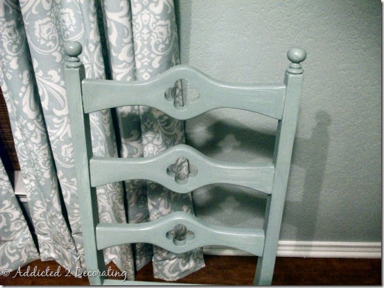 j and a kitchen chair painted wrong color